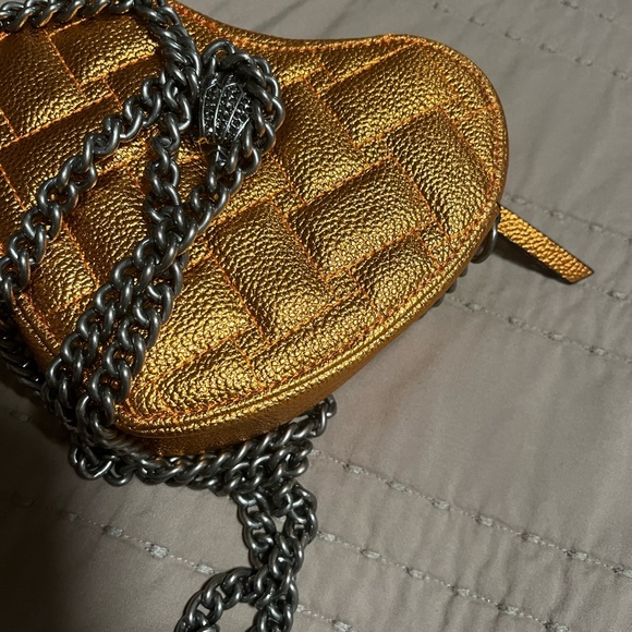 Kurt Geiger Orange Heart Crossbody Bag - Picture 13 of 16